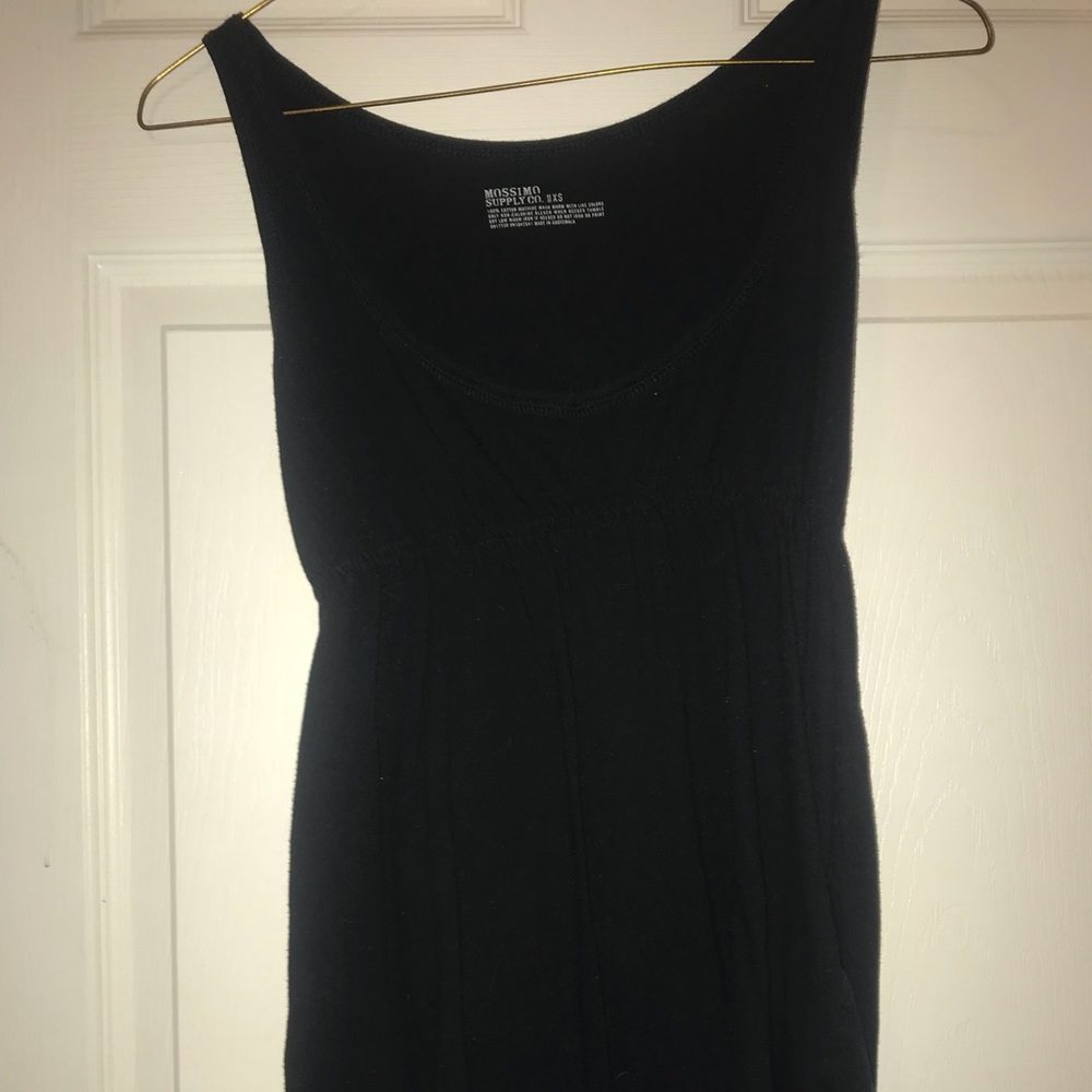 Black tank top